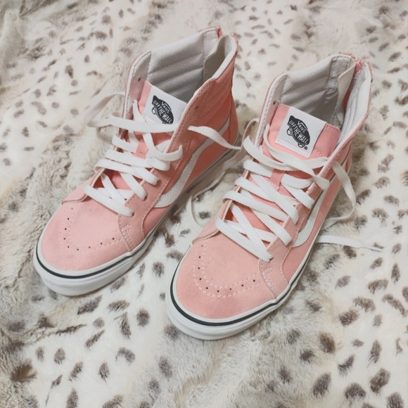 Pink Vans High tops (Never Worn) - Picture 2 of 10